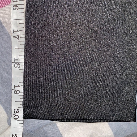 PETER NYGUARD black elegant Lycra  midi dress Sz S - Picture 9 of 11